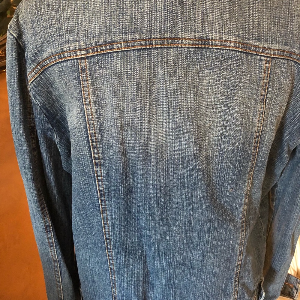 Cache Rhinestone Detail Denim Jean Jacket - Picture 3 of 6
